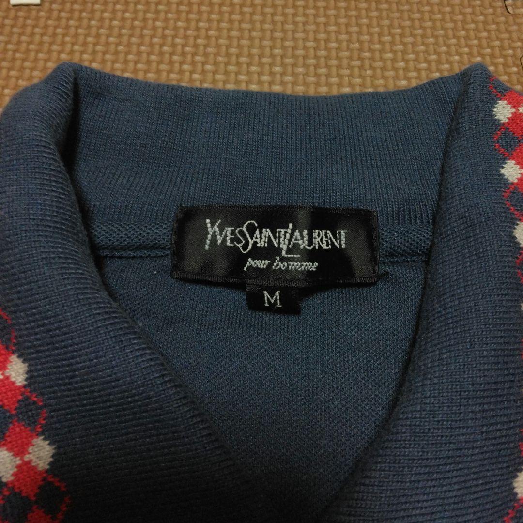 90s ビンテージ イヴサンローラン ポロシャツ YSL