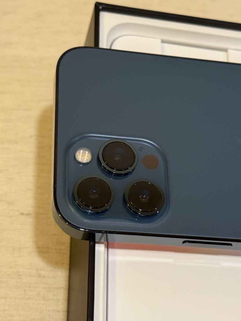 iPhone 12 Pro Max 256GB ブルー超美品バッテリー９月交換
