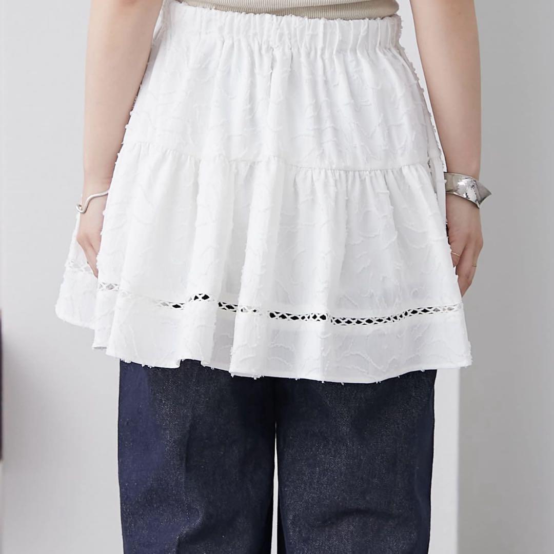 関税込【SELF PORTRAIT】ボウジャカード ミニスカート ホワイト Self-Portrait ミニスカート | ホワイト | FARFETCH JP