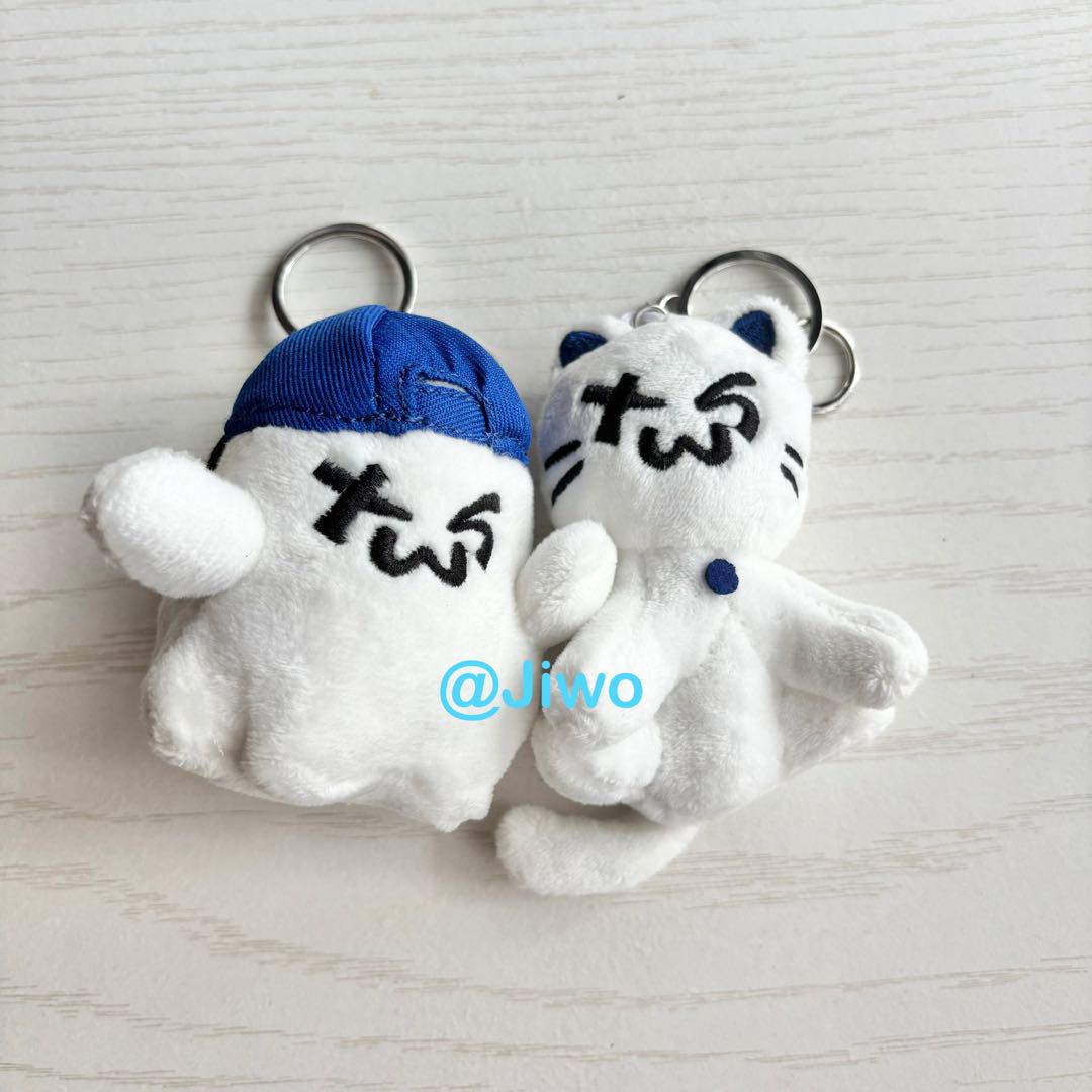 TWS ぬいぐるみキーリング　セット TWS トゥアス 2点セット 猫 ゴースト ぬいぐるみ キーリング
