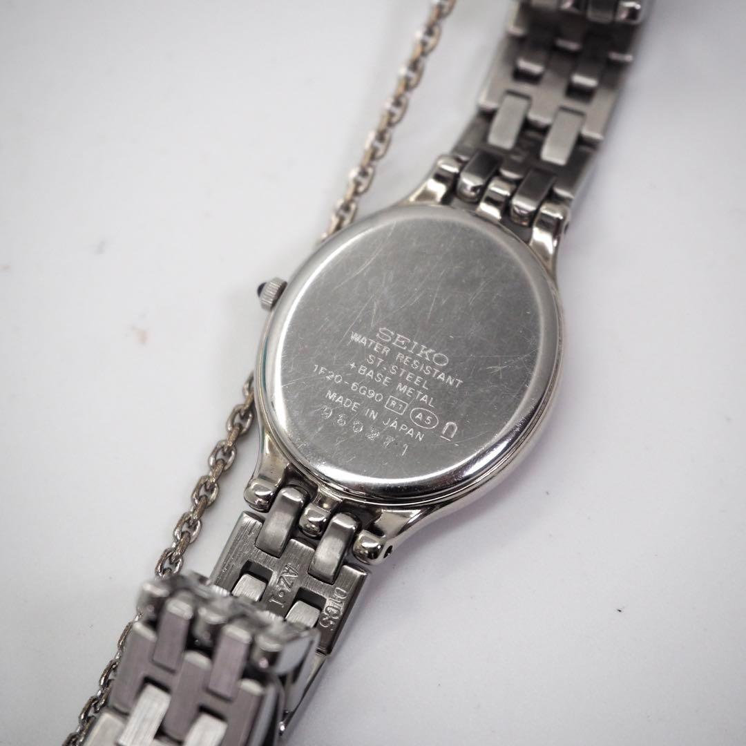 29 SEIKO 時計　エクセリーヌ　オーバル レディース ピンク　華奢　人気