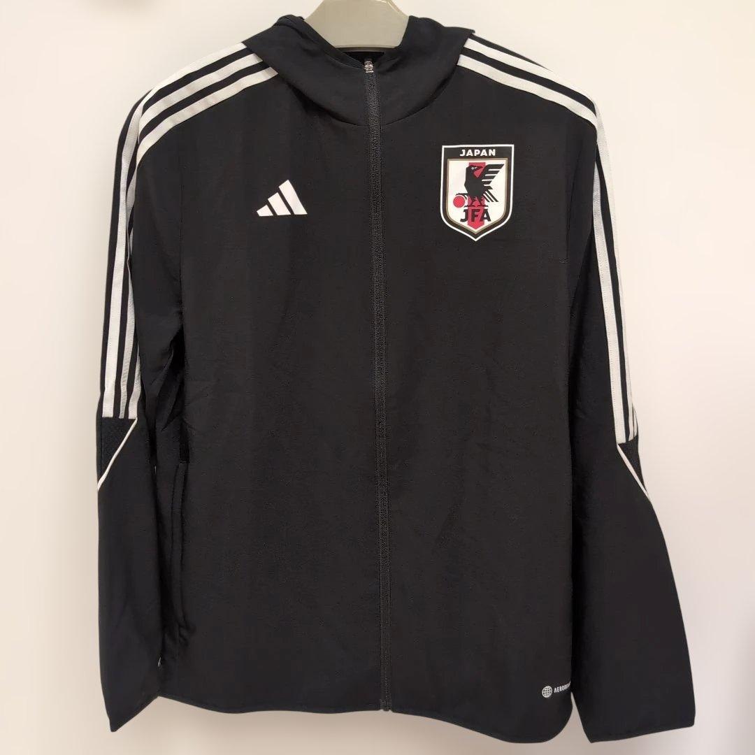 adidas 日本 サッカー ウィンドブレーカー 黒 Мサイズ サッカー日本代表M・adidas