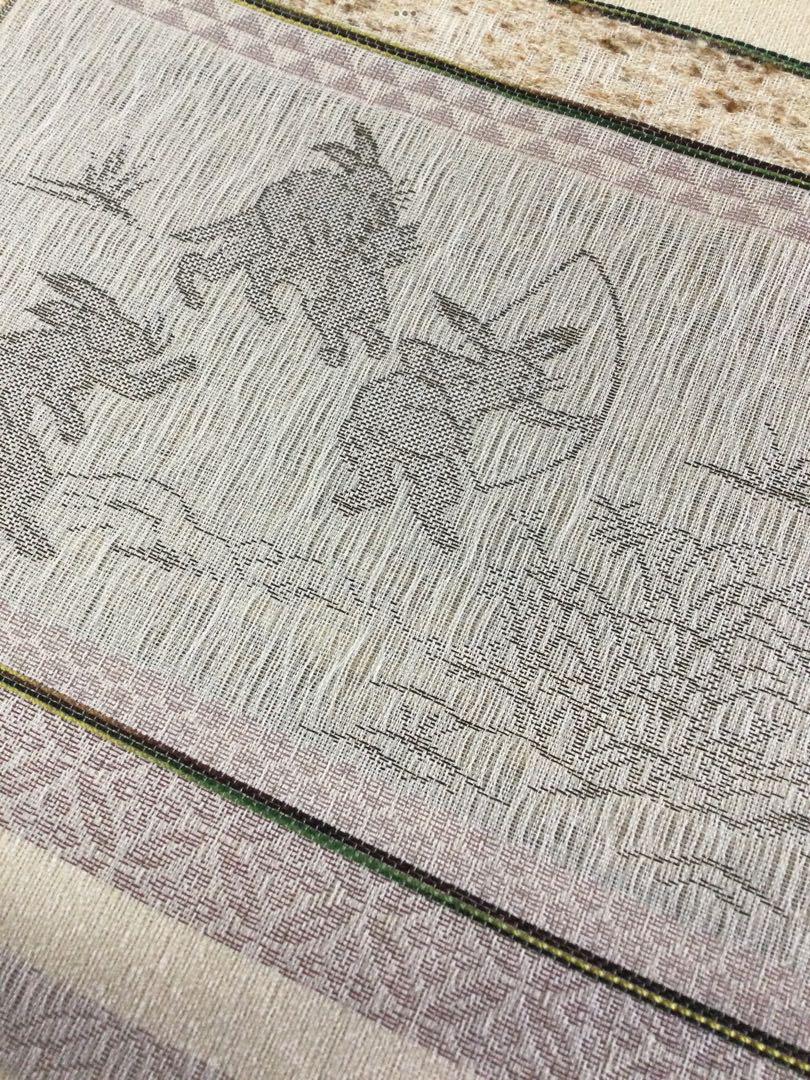 綿芯仕立済 鳥獣人物戯画