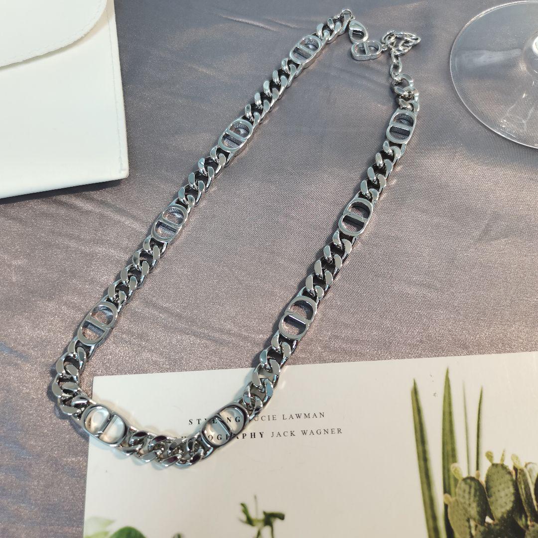 定番☆DIOR☆ディオール☆CDICON(CDアイコン)チェーンネックレス org.jpg