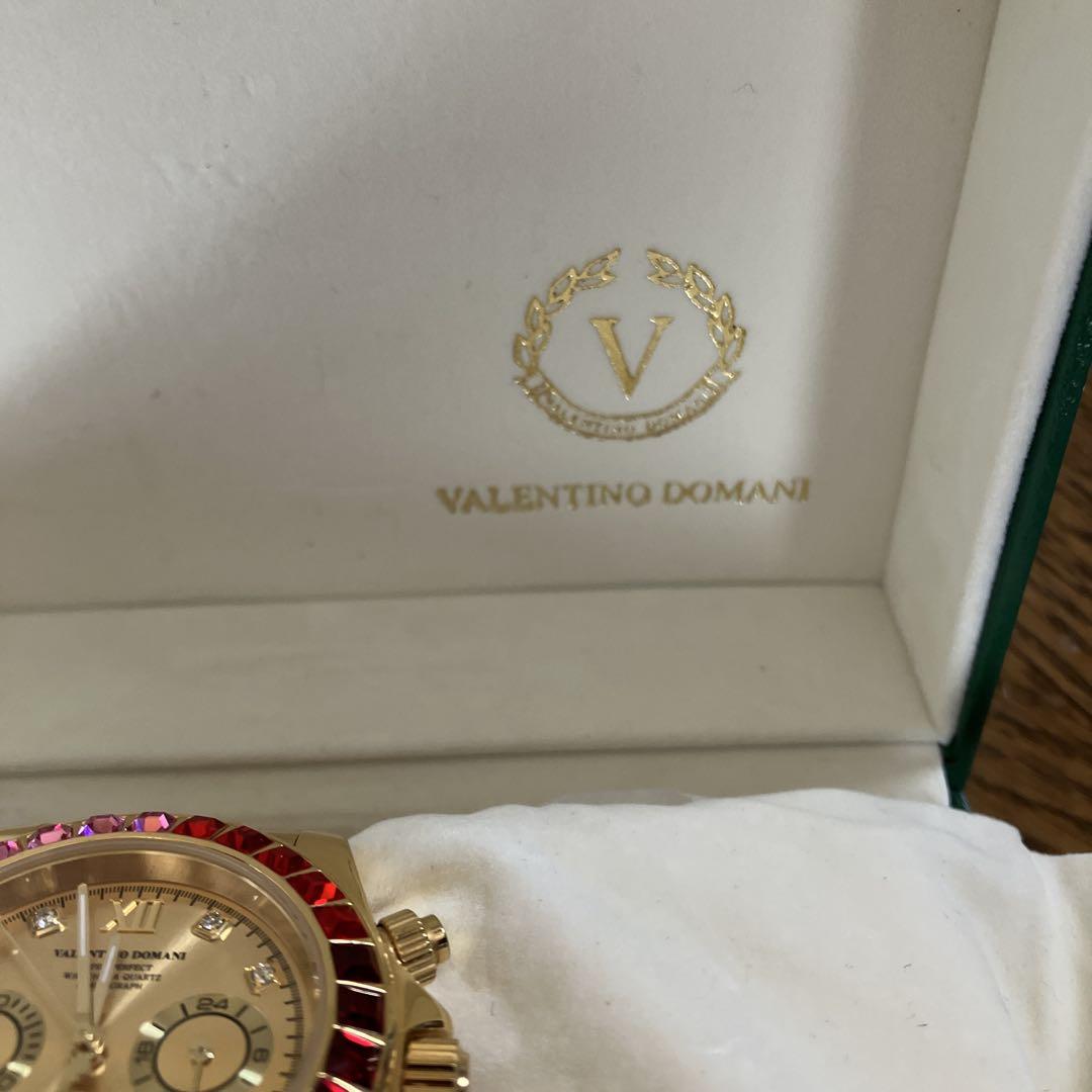 VALENTINO DOMANI ゴールド クロノグラフ　メンズ　時計