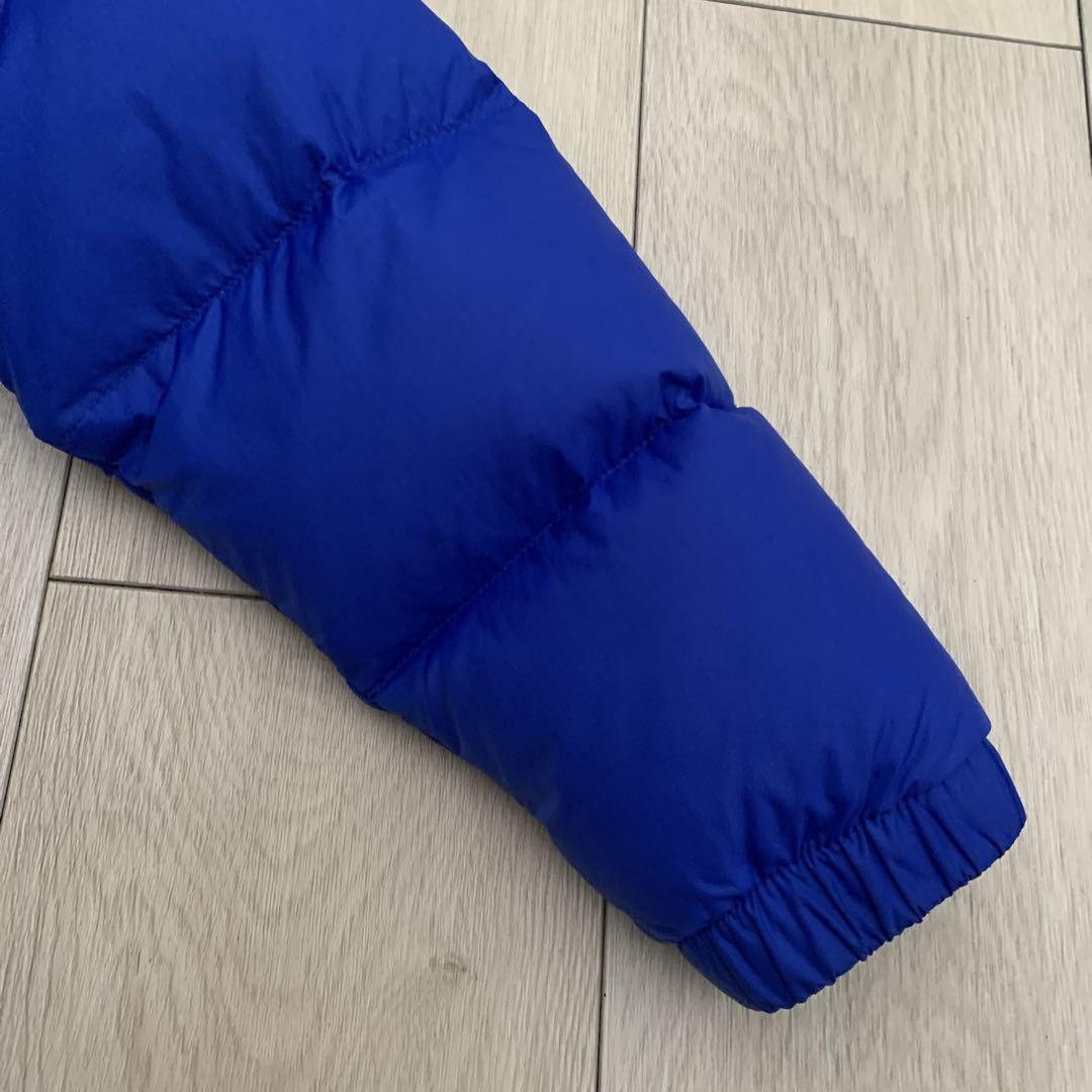 140ノースフェイス子供キッズブルー青ヌプシダウンジャケットNUPTS