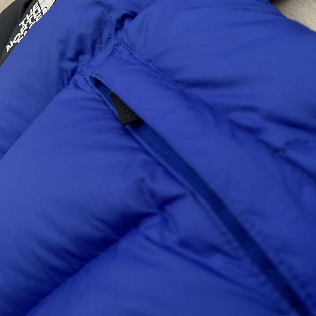 140ノースフェイス子供キッズブルー青ヌプシダウンジャケットNUPTS