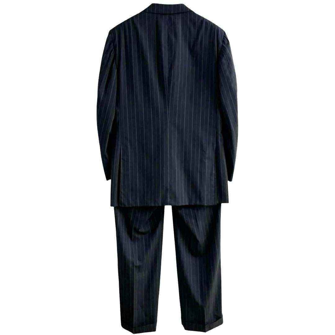 Kiton NAPOLI ストライプ シングル スーツ セットアップ 48