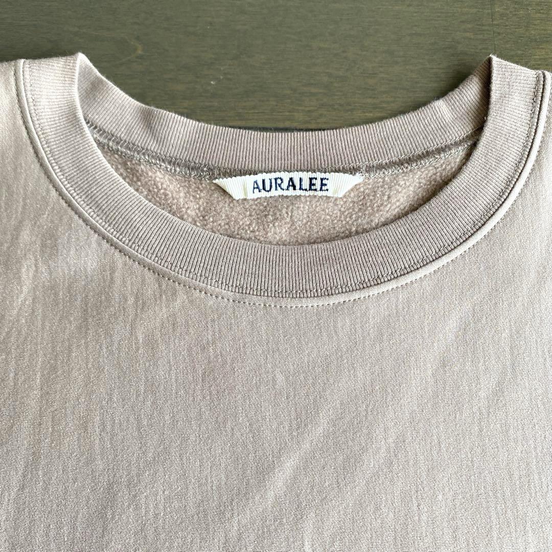AURALEE オーラリー　ELASTIC HIGH GAUGE SWEAT