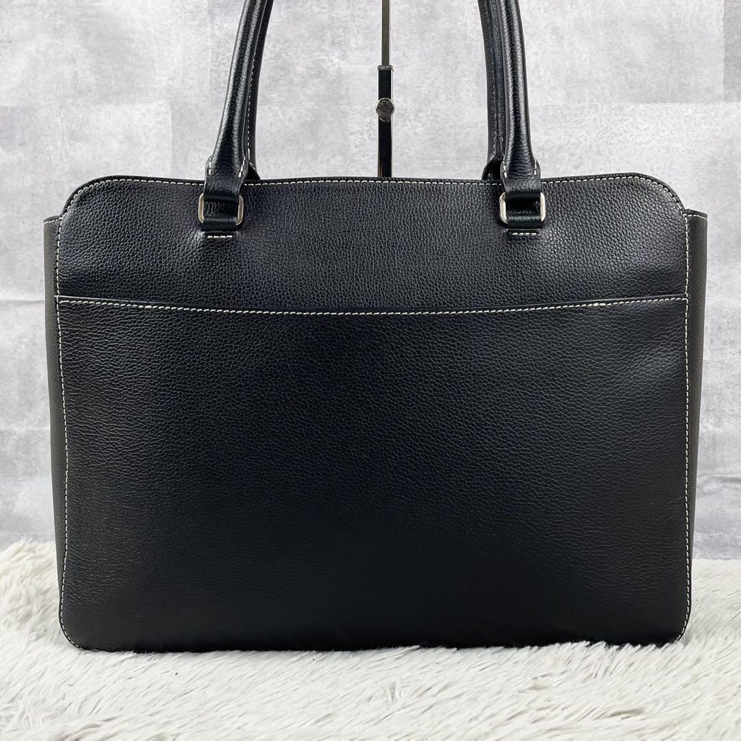 A4可 美品 アニエスベー レザー 2way ビジネスバッグ ターン