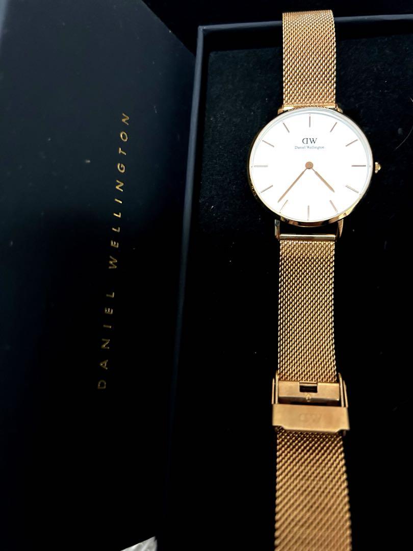 DANIEL WELLINGTON ゴールドメッシュ時計 Daniel Wellington DW ゴールドメッシュ腕時計 - メルカリ