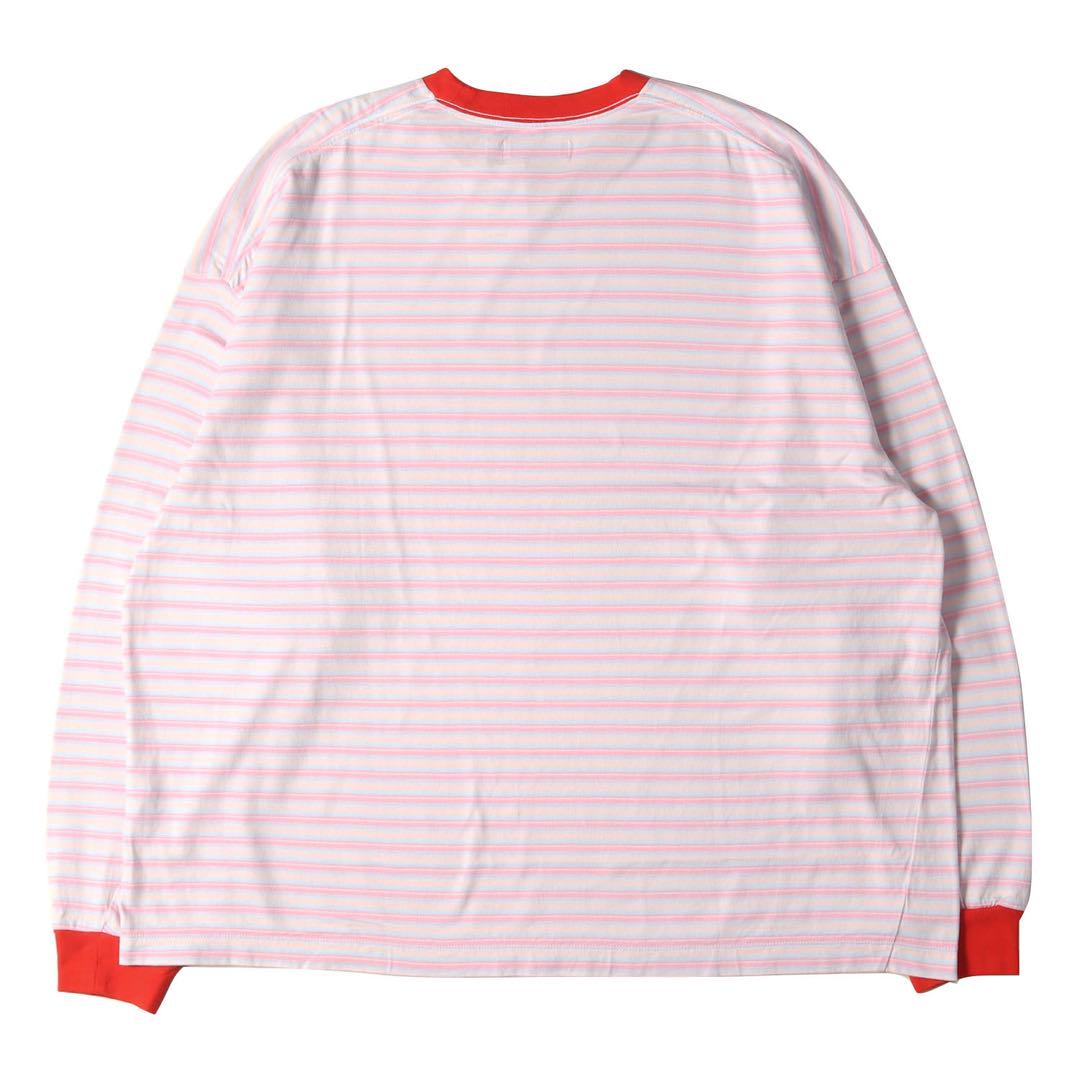 rotol ロトル ワイドツイストロングスリーブボーダーTシャツ