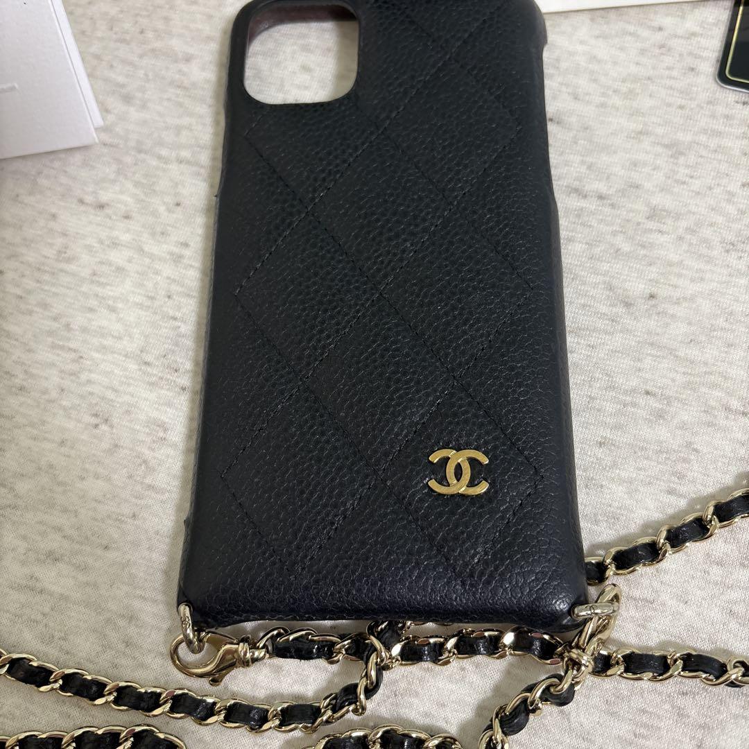 621 セール　CHANEL iPhone11 ケース　カバー　スマホショルダー