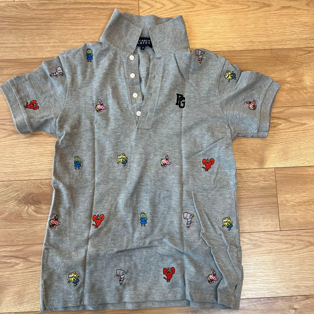 PEARLY GATES スポンジボブコラボ ポロシャツ サイズ3S・PEARLY GATES