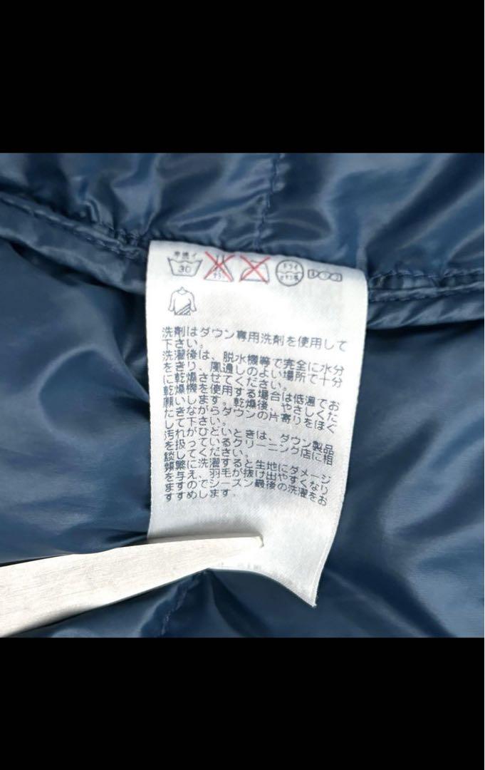 XL モンベル　アルパインダウンジャケット　青 メンズ 800FP