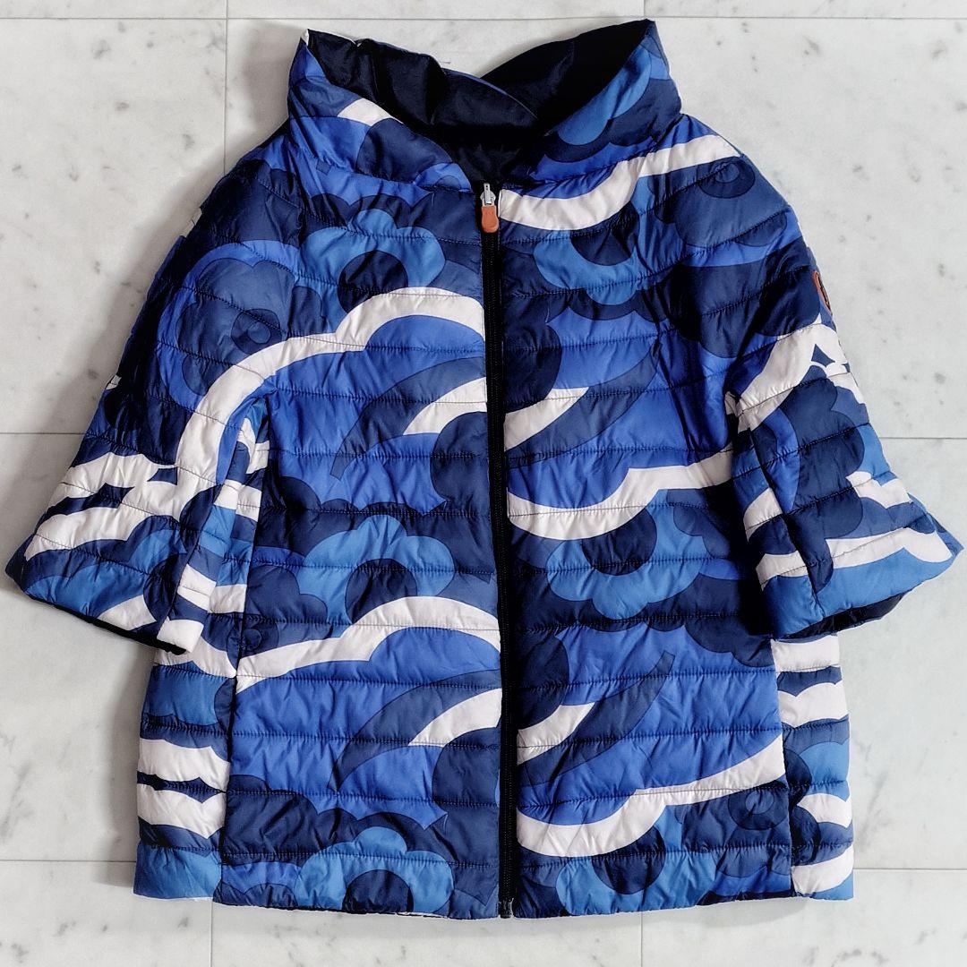 美品✨セーブザダックSAVE THE DUCK リバーシブル7分袖中綿ジャケット 美品✨セーブザダックSAVE THE DUCK リバーシブル7分袖中綿ジャケット