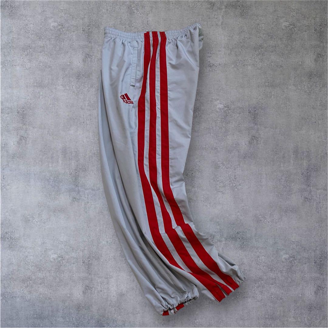 パンツ 90s adidas nylon wide pants y2k teck L