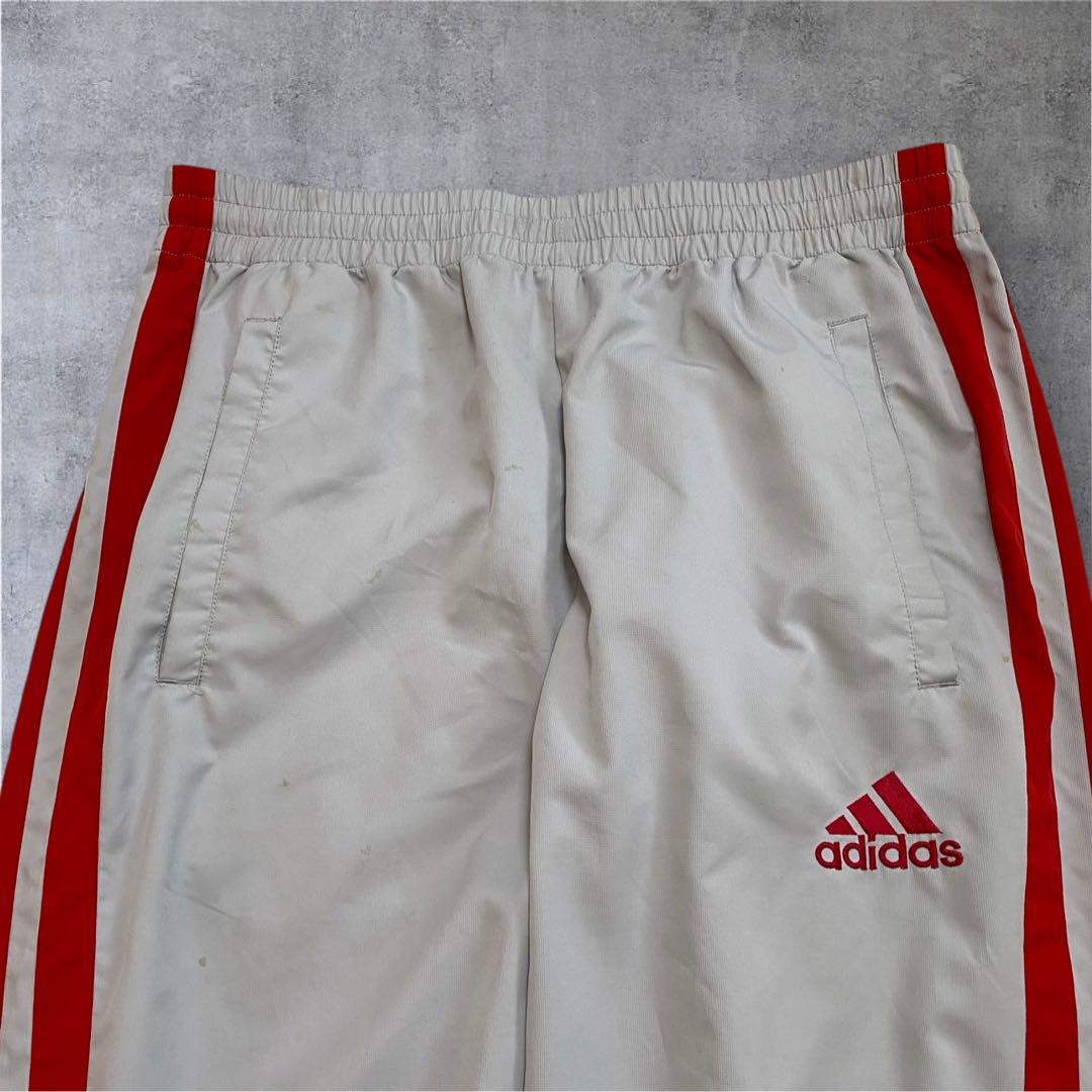 パンツ 90s adidas nylon wide pants y2k teck L