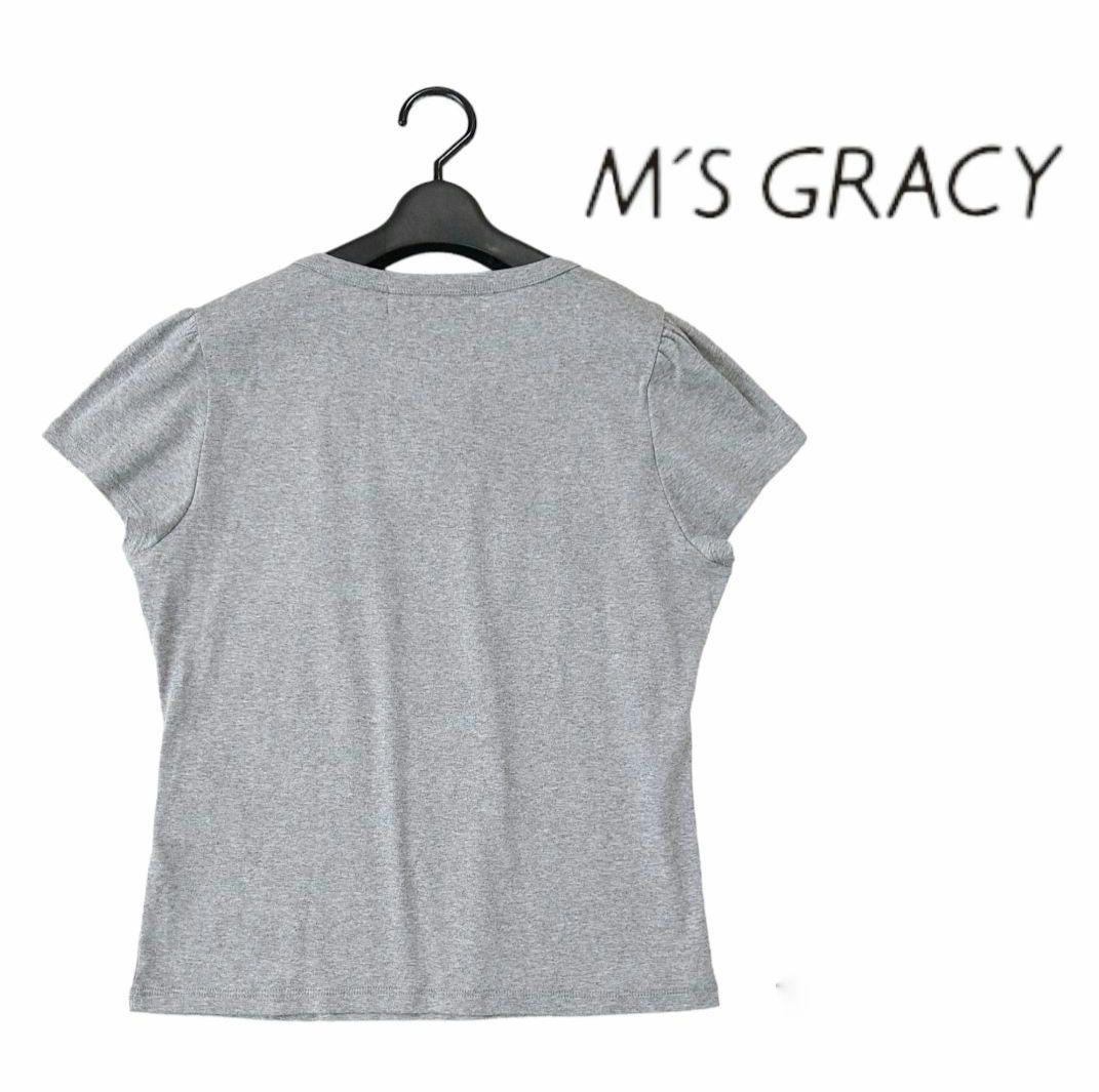 新品タグ付き M'S GRACY Tシャツ カットソー　グログランテープ　リボン 楽天市場】エムズグレイシー（Tシャツ・カットソー｜トップス