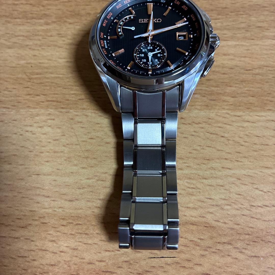 SEIKO セイコーブライツ 電波ソーラー チタン 8B63−OAVO