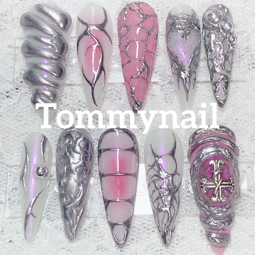 34 ネイルチップ現品販売・ギャル・地雷系・姫・サブカル・Y2K・量産型