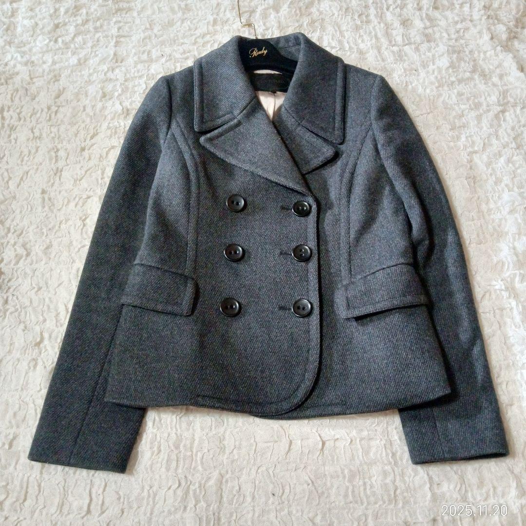 アンタイトル カシミヤ ウール PコートM・UNTITLED