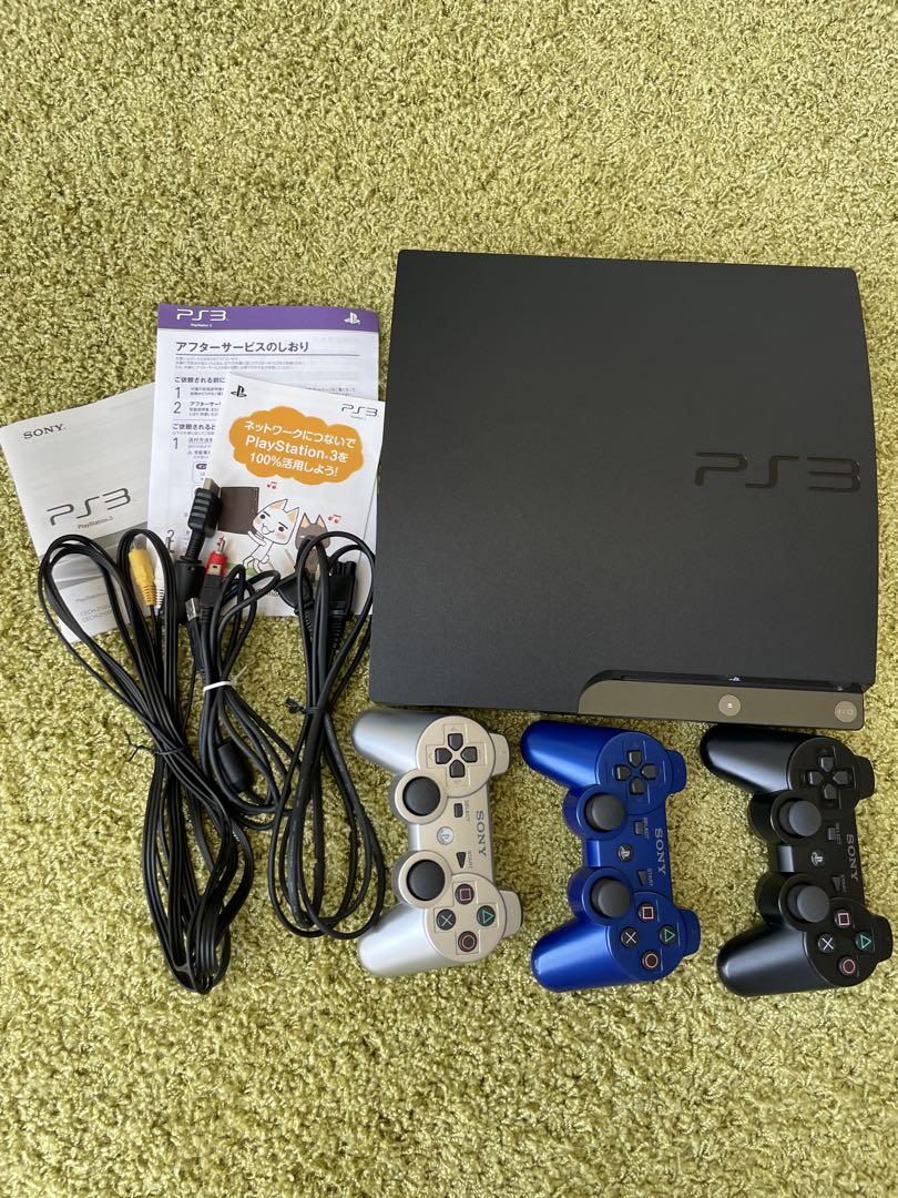 PS3  CECH2100A 本体 コントローラー PlayStation 3（PS3） CECH2100A コントローラー3つ付き - メルカリ
