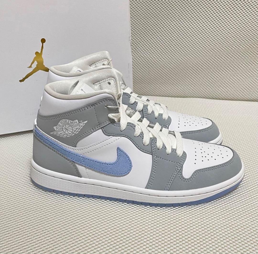 Nike Wmns air jordan 1 mid wolf gray