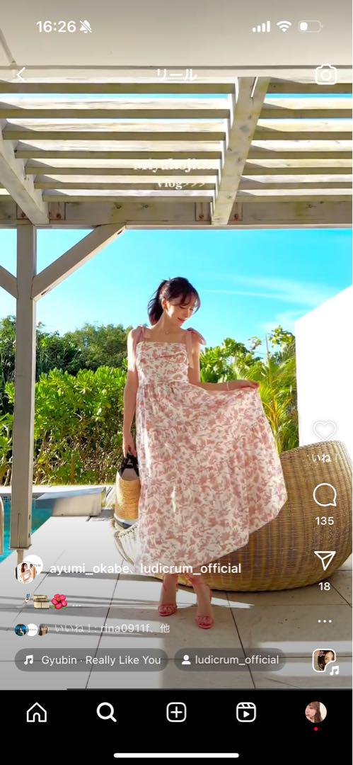 【新品タグ付】LUDICRUM 2Way Resort cotton dress 画像5