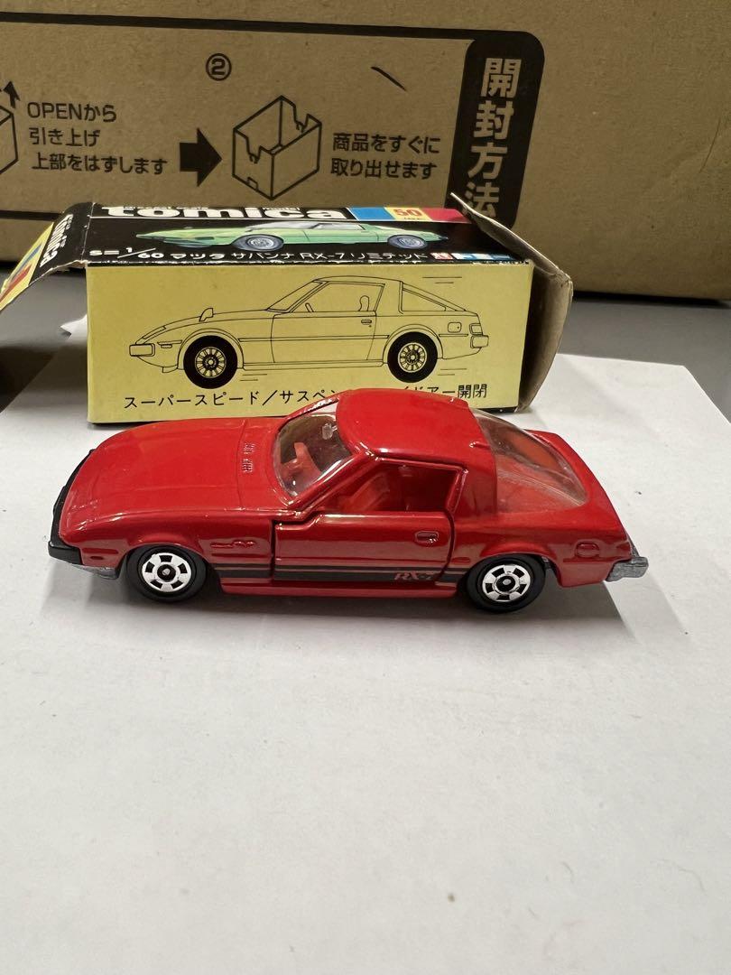 希少日本製トミカ黒箱 マツダサバンナRX-7 赤 SA22 - メルカリ