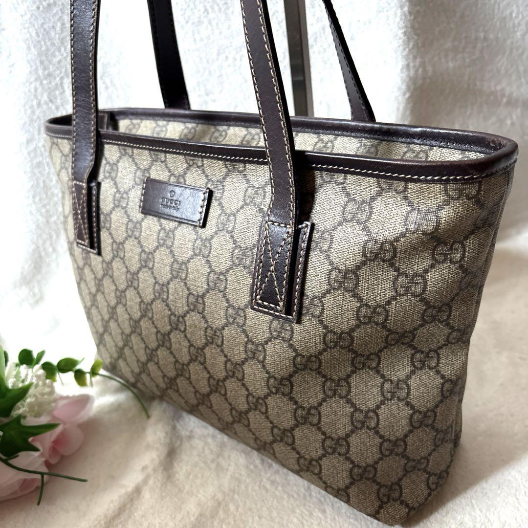 グッチ GUCCI トートバッグ ショルダーバッグ　GGスプリーム　PVC
