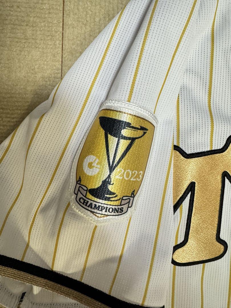 阪神タイガース チャンピオンユニフォーム 中野拓夢選手 Lサイズ