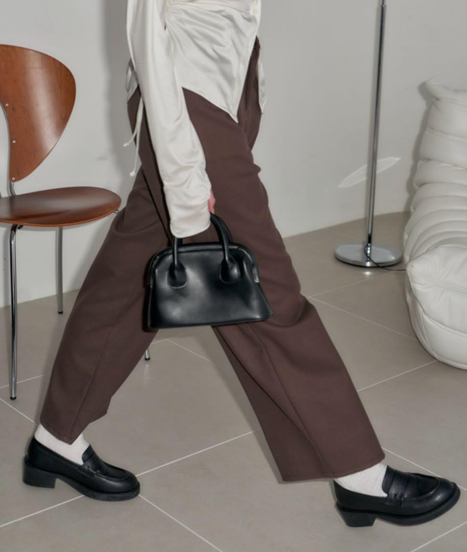 GIUNON ラウンドトゥローファー ブラウン GIUNON ローファー round toe loafer / ラウンドトゥローファー