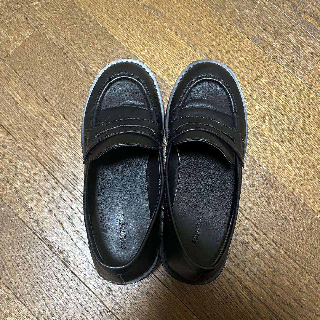 giunon ジウノン ラウンドトゥローファー - 靴ブランド 品 通販