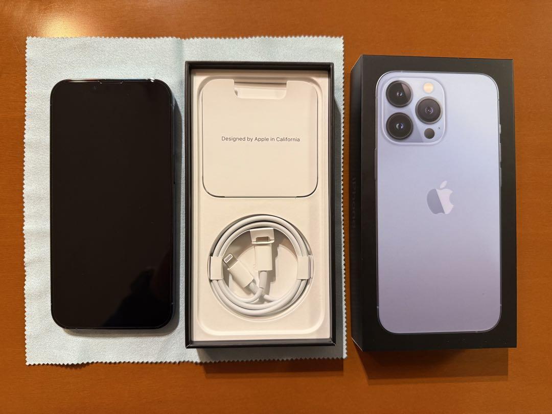 【美品】iPhone 13 Pro SIMフリー シエラブルー