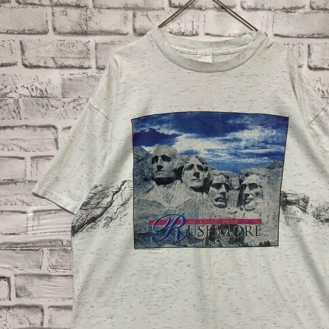 USA製90sヴィンテージTシャツ！シングルステッチ　グレー半袖古着　XL 7