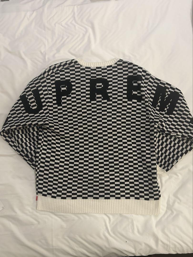 トップス SUPREME 20SS Back Logo Sweater White M