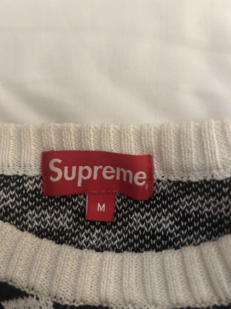 トップス SUPREME 20SS Back Logo Sweater White M