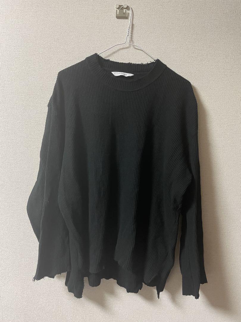 VICTIM LOOSE RIB KNIT Lサイズ
