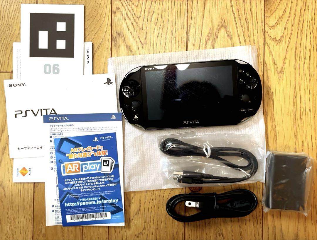 PS Vita (PCH-2000) ブラック 本体 カーキ 黒
