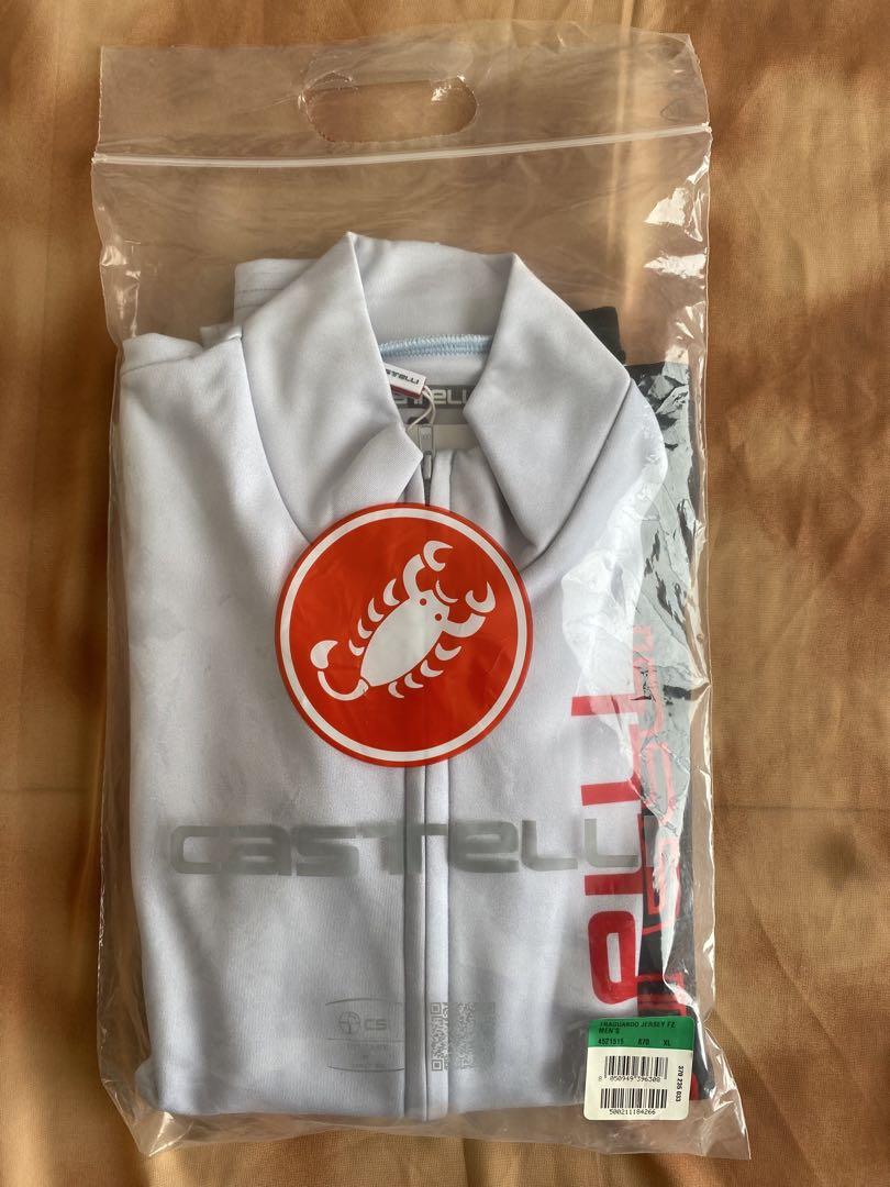 Castelli サイクルジャケット ホワイト・グレー　XL
