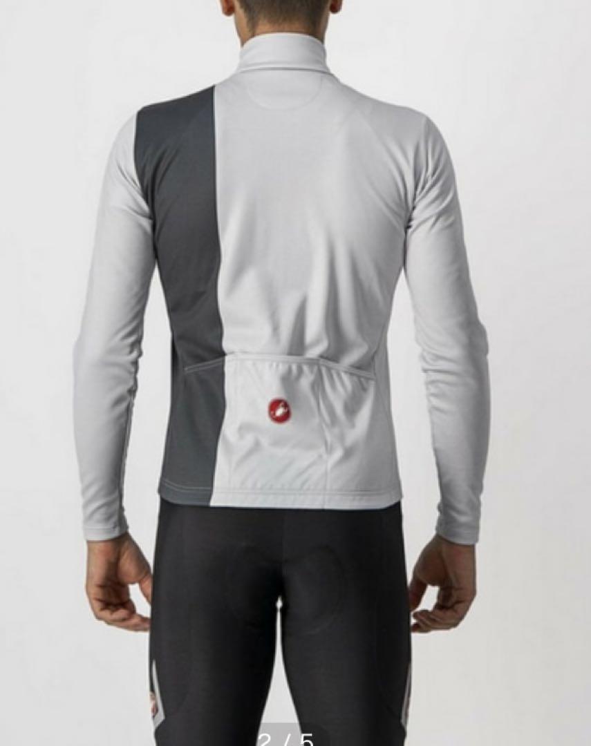 Castelli サイクルジャケット ホワイト・グレー　XL