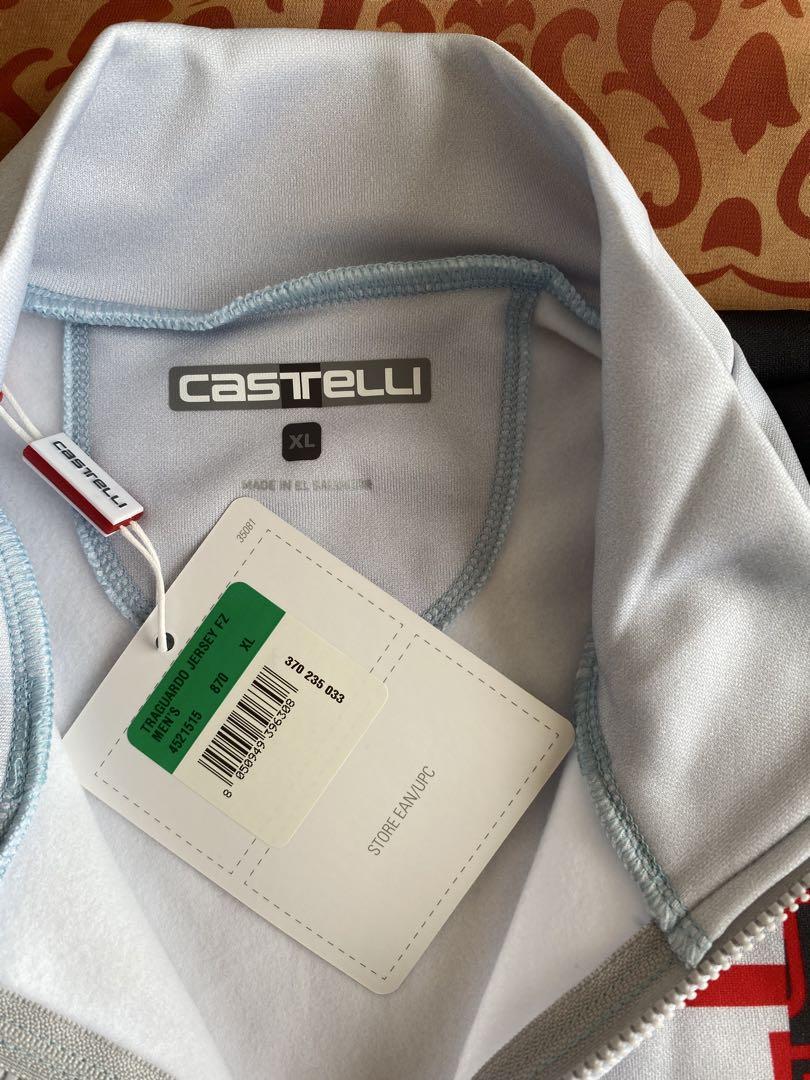 Castelli サイクルジャケット ホワイト・グレー　XL