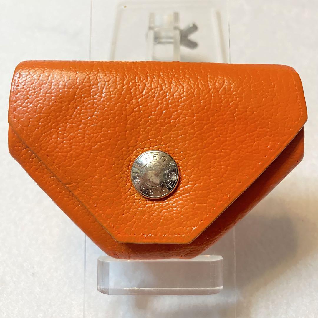 Hermès　エルメス　ルヴァンキャトル　コインケース　オレンジ　ゴールド金具 楽天市場】美品 HERMES エルメス ル ヴァンキャトル コイン