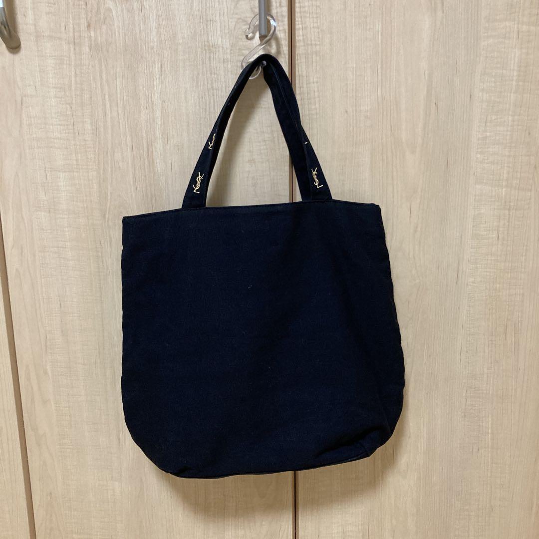 YSL 黒 トート エコバッグ - メルカリ