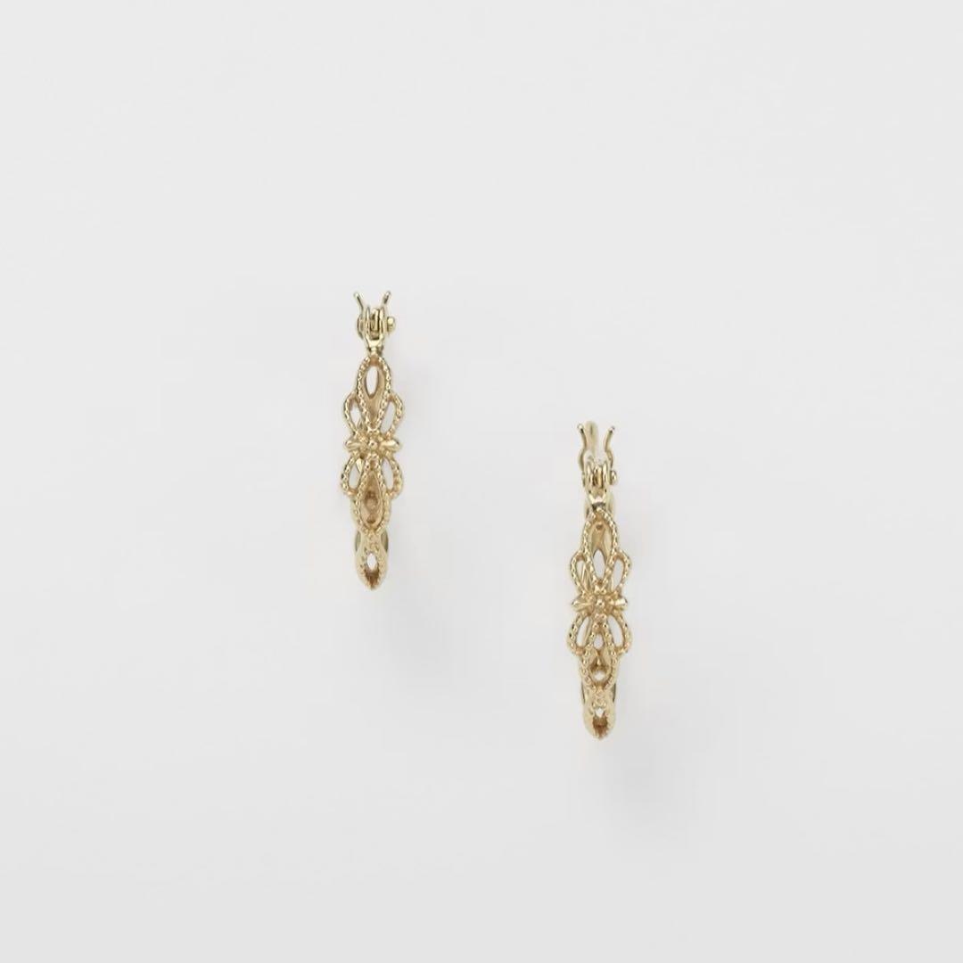 アガット　K10ピアス agate