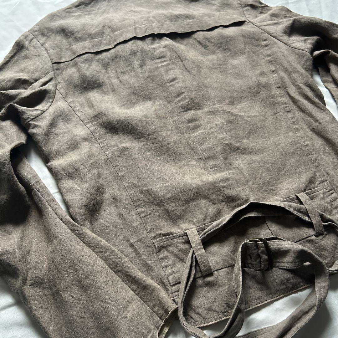 希少 15aw yohji yamamoto 変形リネンジャケット Y's