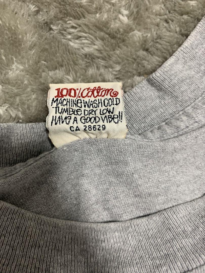 90s USA製 白タグ STUSSY Tシャツ クラウン 両面 プリント