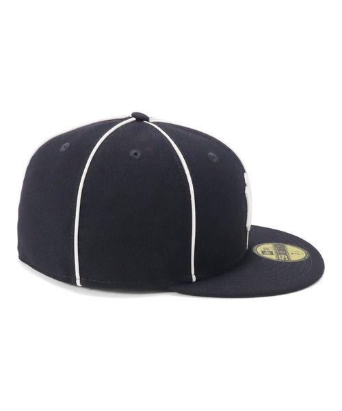 NEW ERA 59FIFTY ヤンキース ネイビーパイピング 7 3/8レトロ