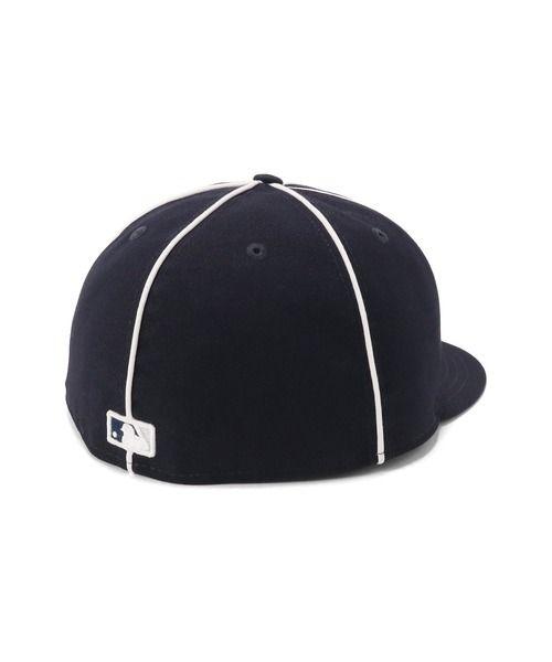 NEW ERA 59FIFTY ヤンキース ネイビーパイピング 7 3/8レトロ